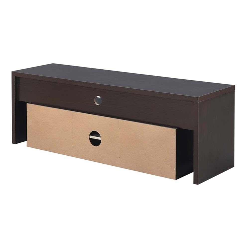 65 inch Espresso TV Stand with Storage Cabinets and Shelves Z49041