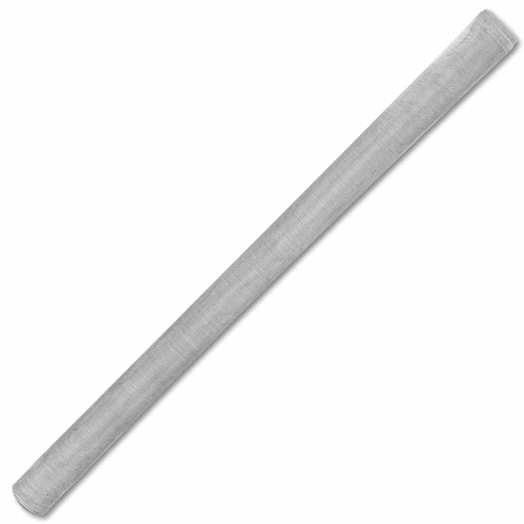 Aluminum Mesh Screen 39.4x196.9 Inches Silver Z10111