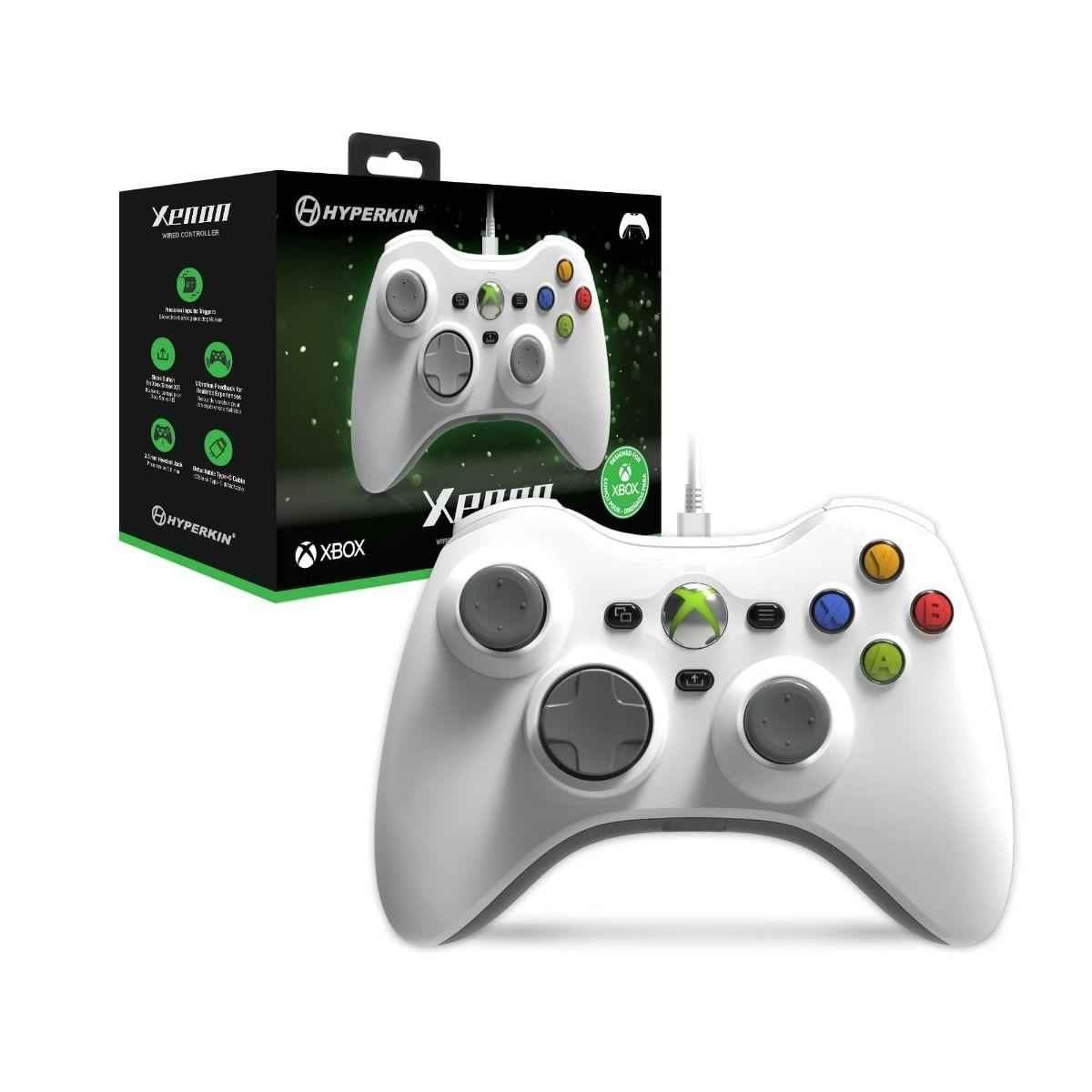 White Wired Gaming Controller with 3.5MM Audio Jack G77560