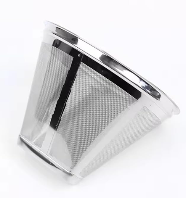 Reusable Stainless Steel Cone Coffee Filters, 1-Pack E553569