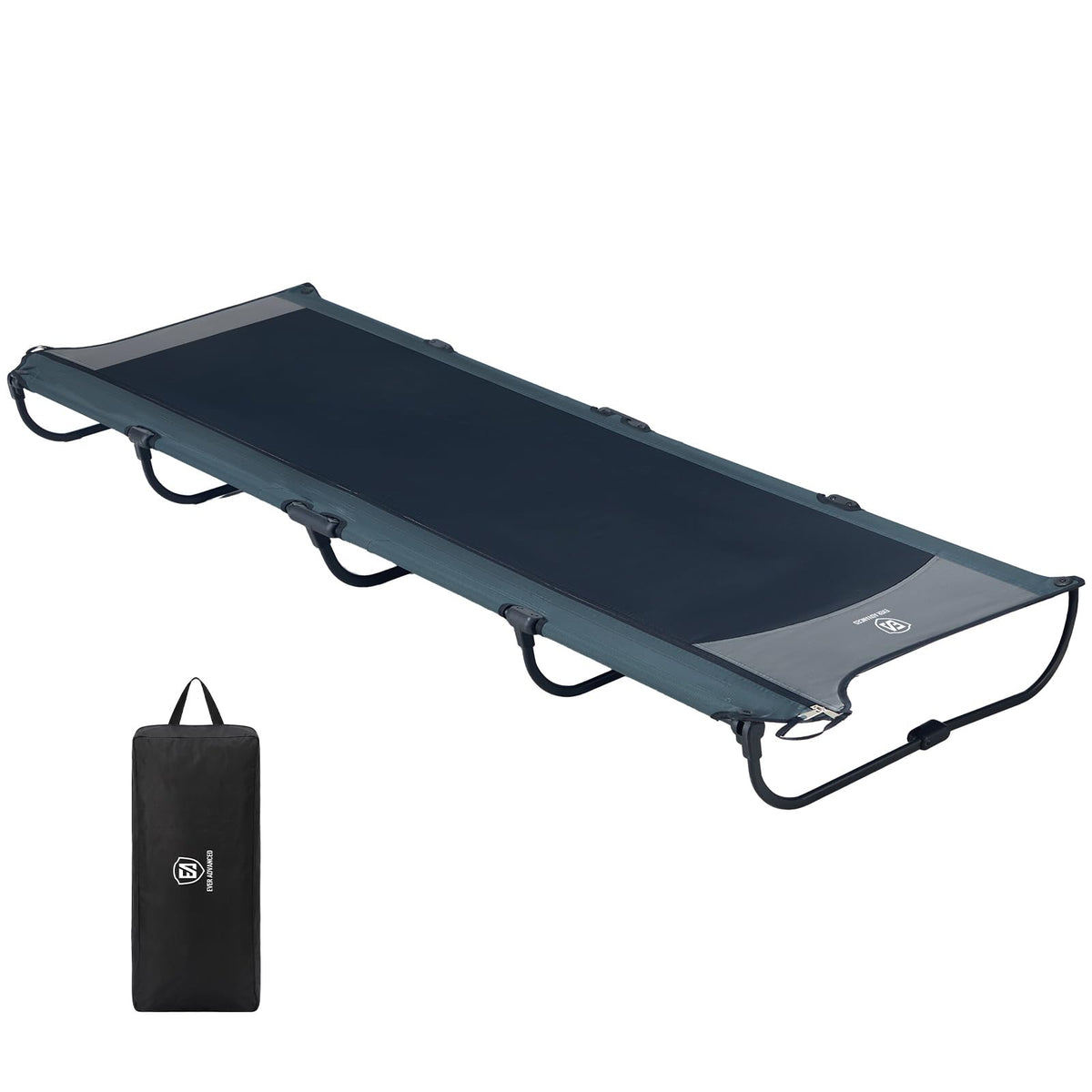 Ultralight Aluminum Camping Cot, Black T77301