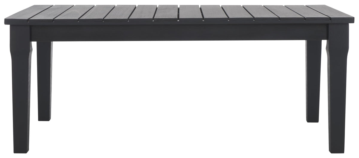 Black Solid Wood Coffee Table A2677