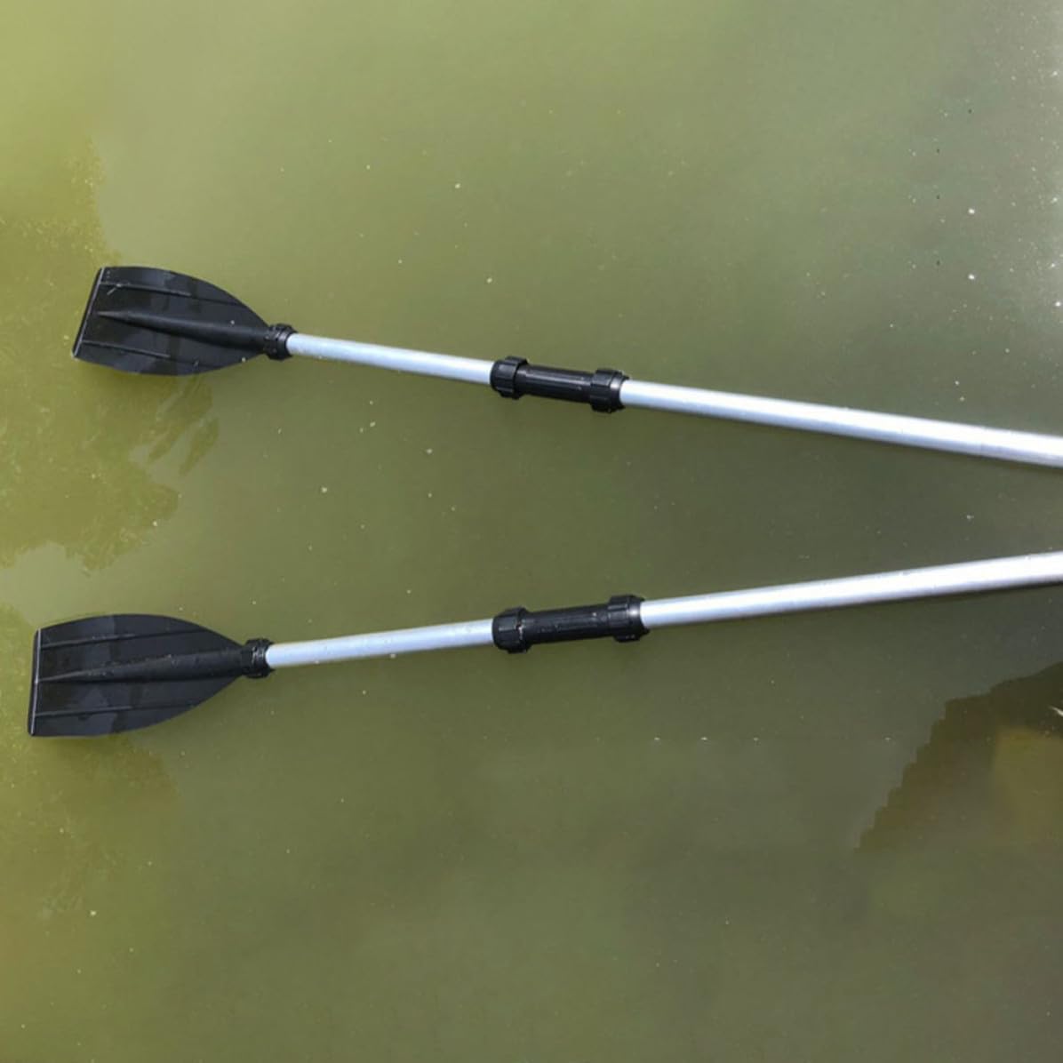 2pcs Kayak Paddle Set Aluminum Alloy Telescopic Shaft V411312