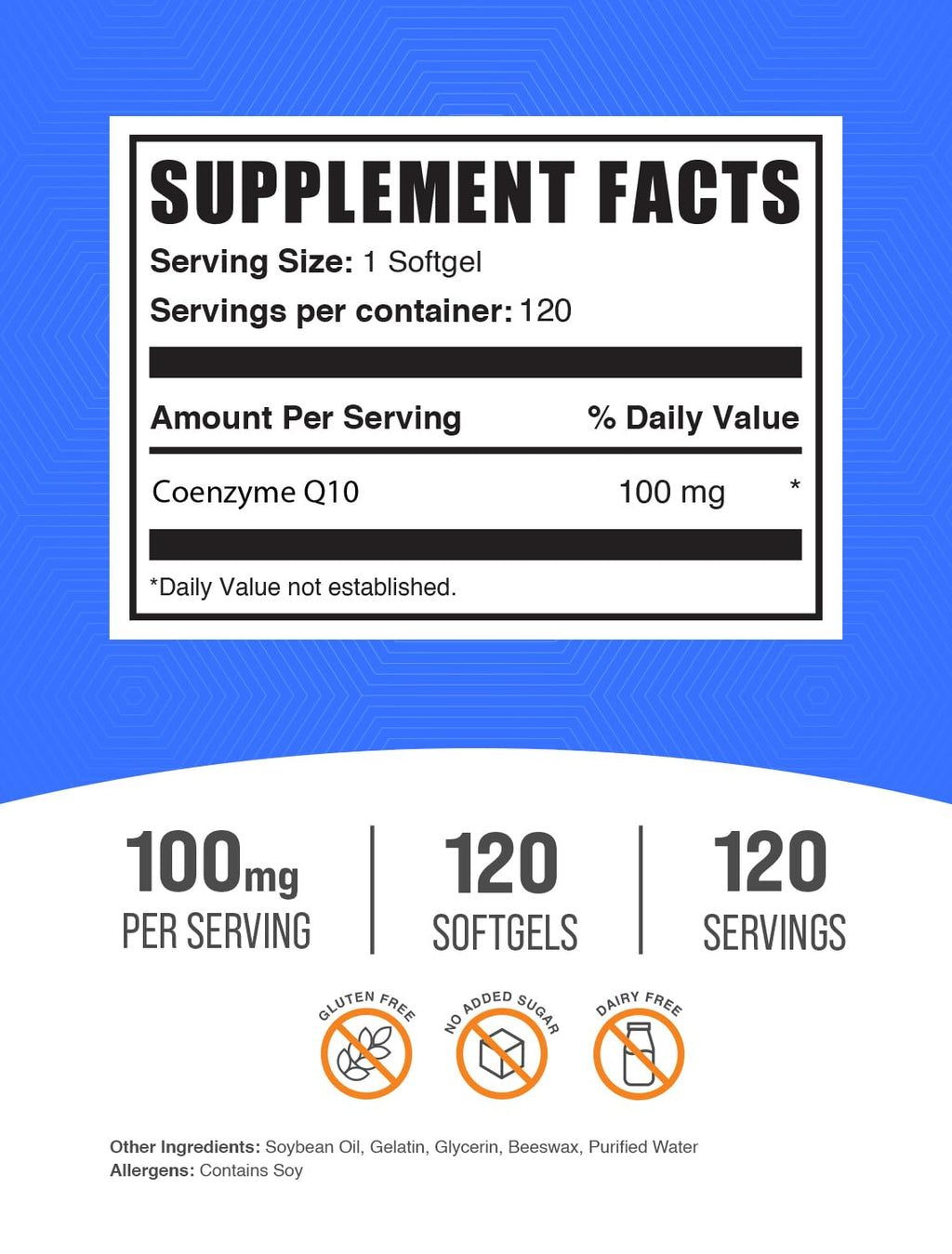 Fish Oil 1000mg + CoQ10 100mg Softgels Bundle G9682
