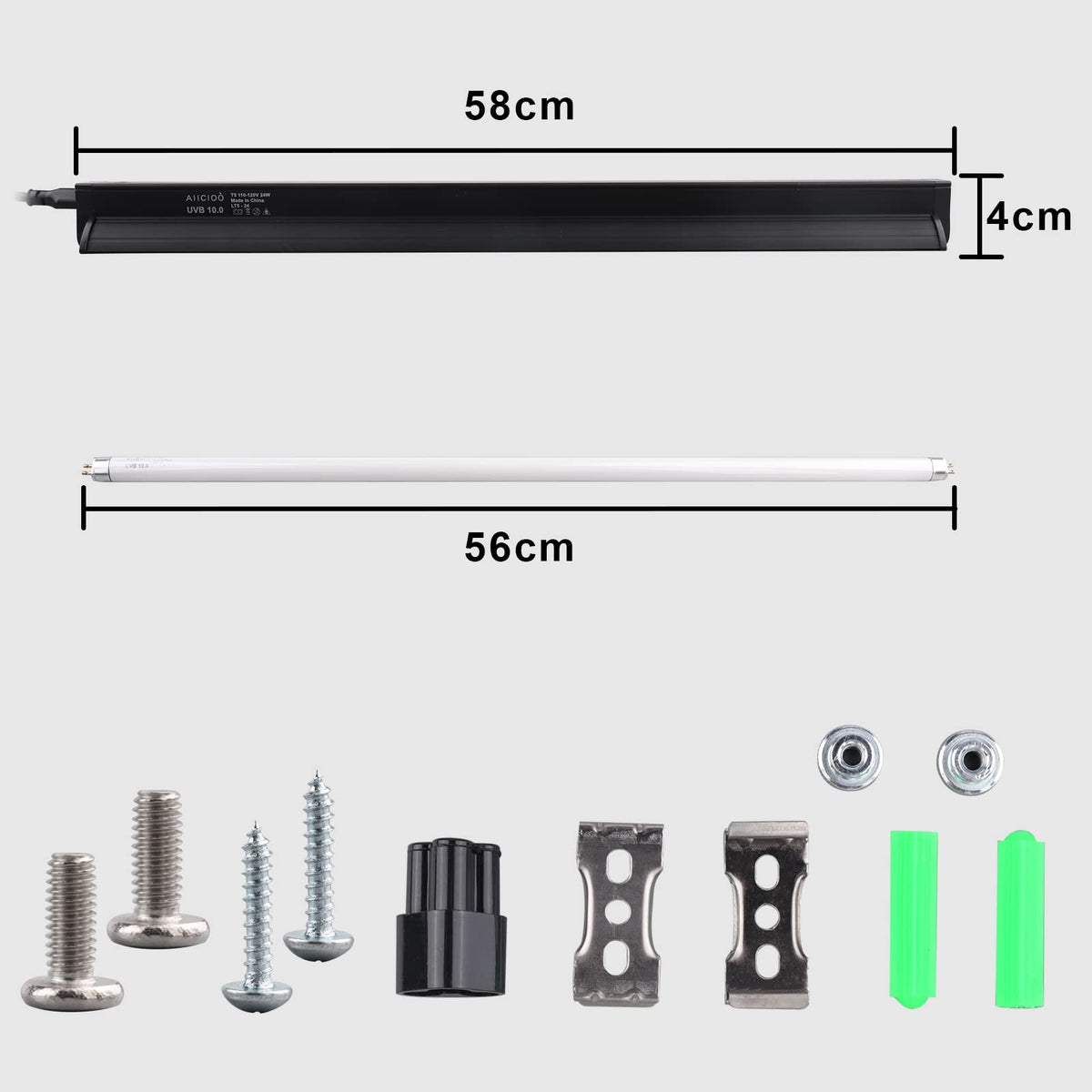 T5 UVB Lighting Combo Kit 22Inch 24W U3799