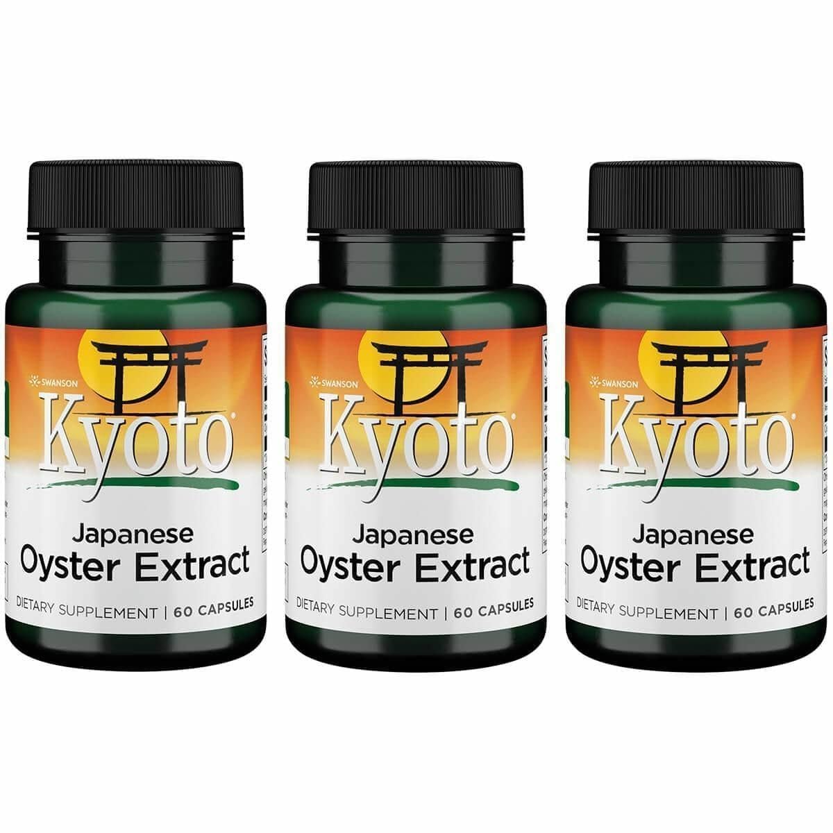 Oyster Extract 500 mg 60 Capsules 3 Pack Y71741