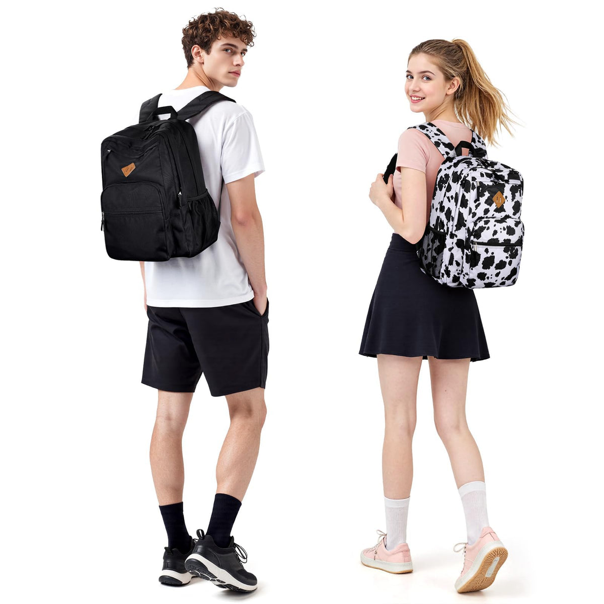 Black 26L Water Resistant Backpack S415166