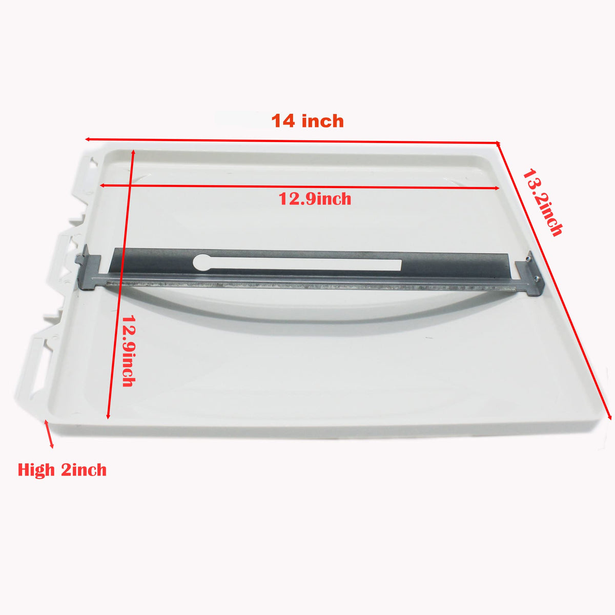 RV Roof Vent Cover 13 x 14 x 2 inch White UV-resistant Polypropylene P146