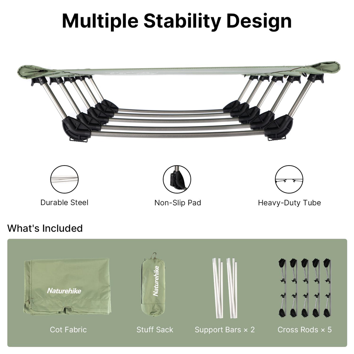 Ultralight Folding Camping Cot M63225