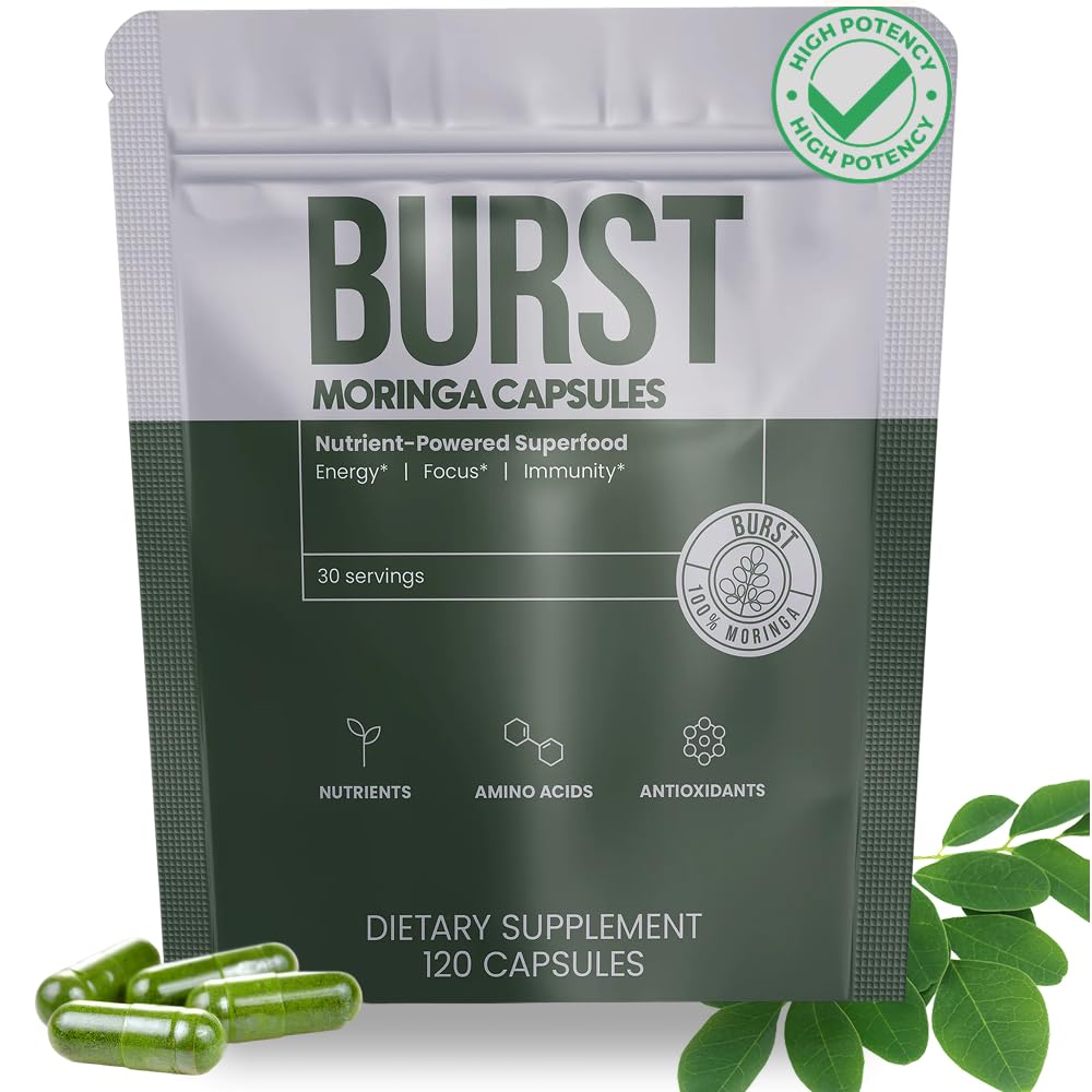 Organic Moringa Leaf Capsules 120 Ct I74754