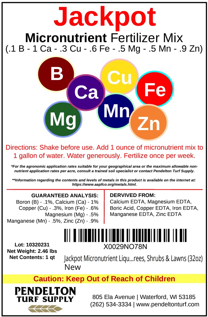 32oz Micronutrient Liquid Fertilizer Mix E30658