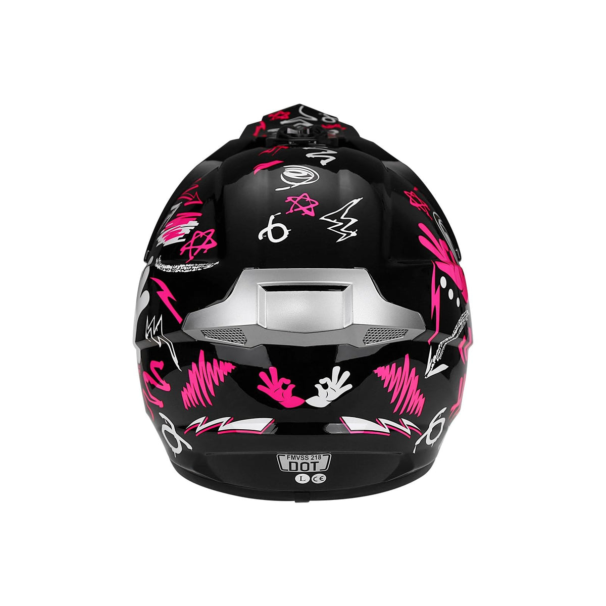 Youth Dirt Bike Helmet DOT Full Face Motocross 4-Piece Set H35463