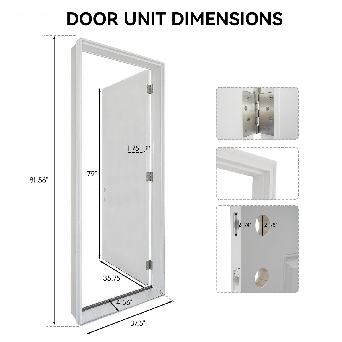 36"x80" Fiberglass Entry Door N13974