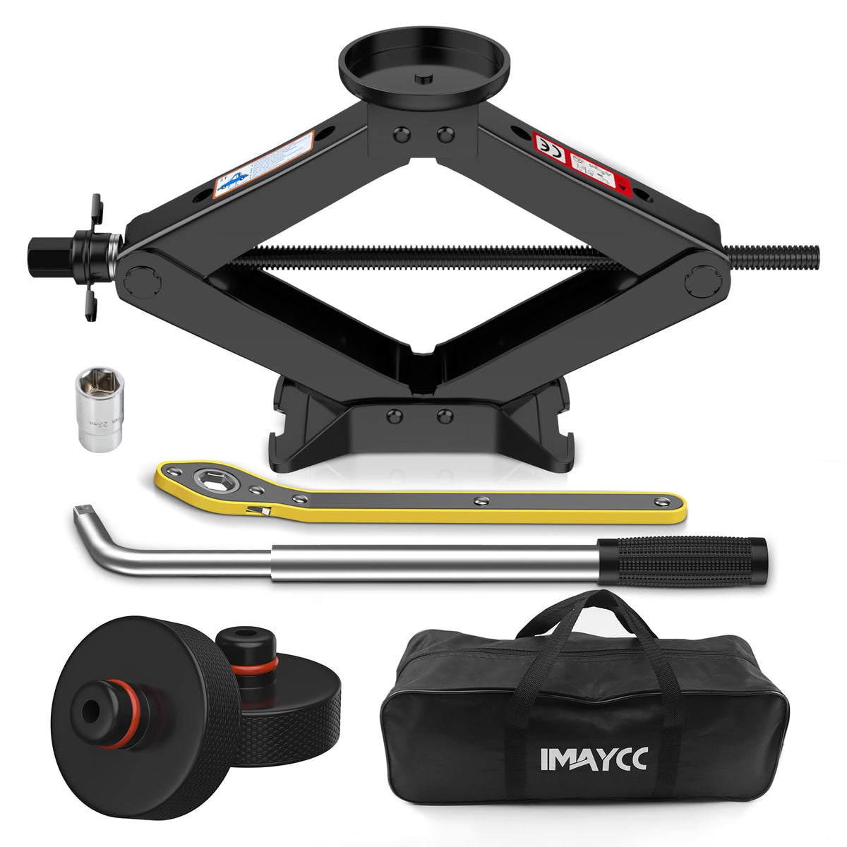 3 Ton Scissor Jack with Lug Wrench S8682