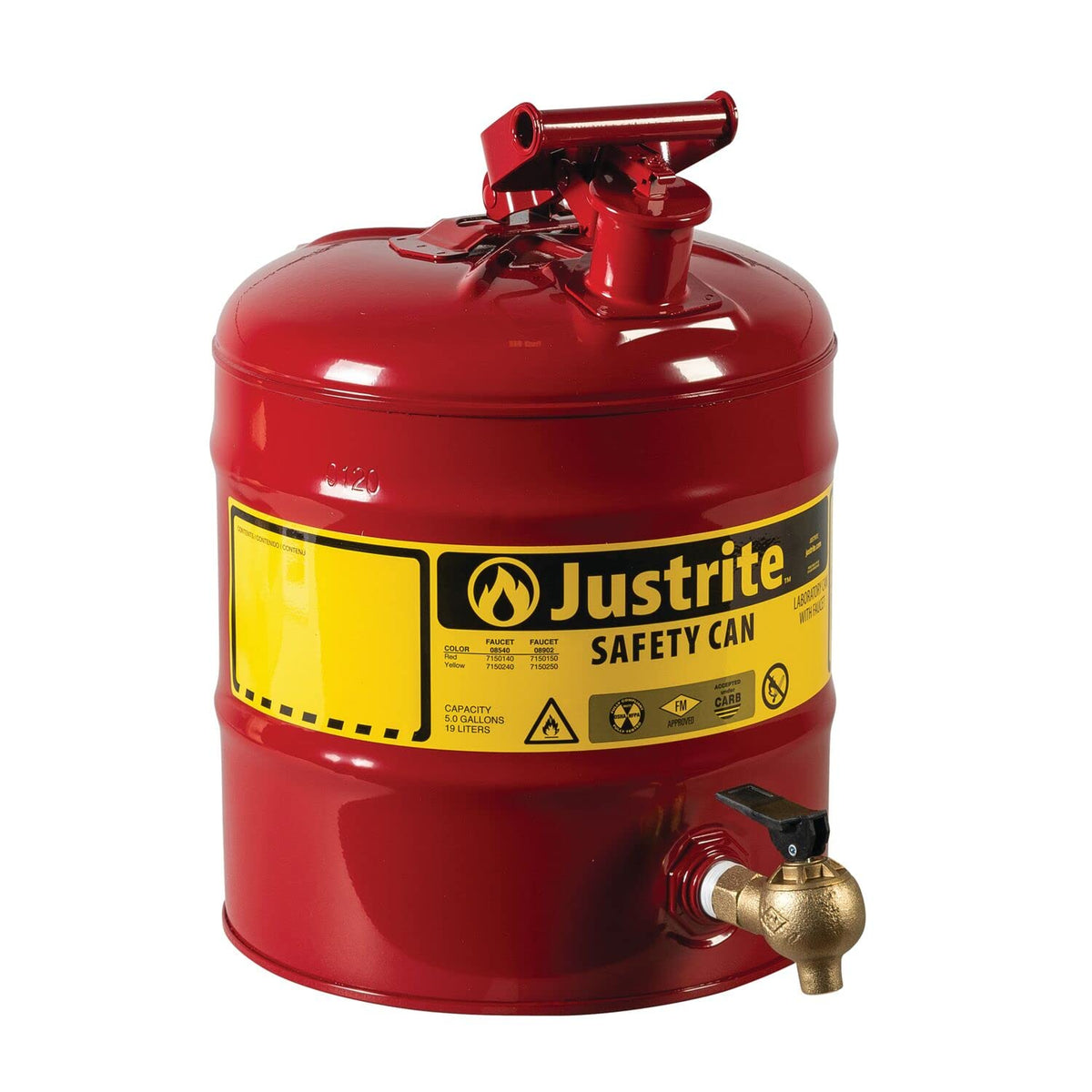 Galvanized Steel Laboratory Safety Can W1857