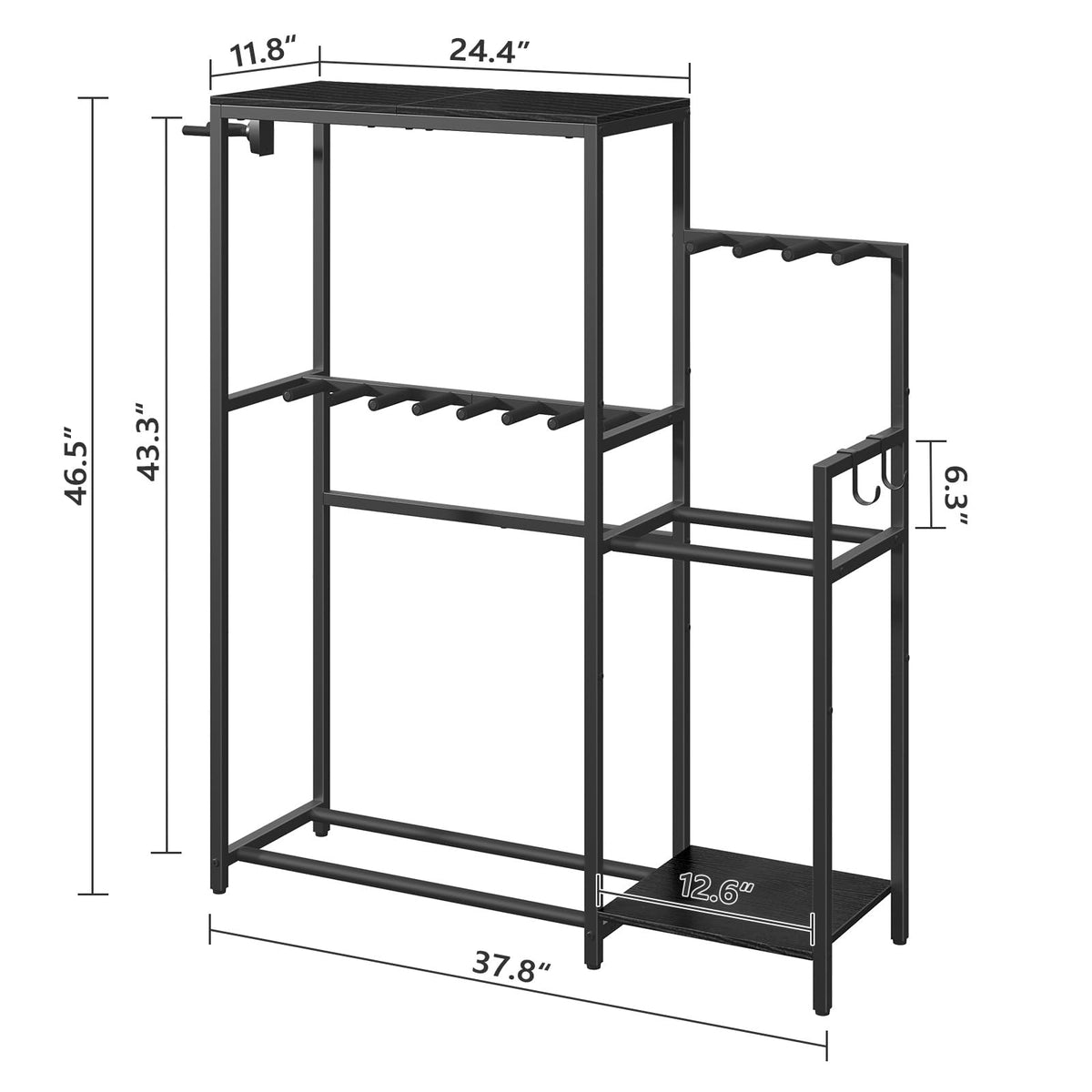 Guitar Stand, Multi-Guitar Rack, AMP Stand, Record Rack O9732