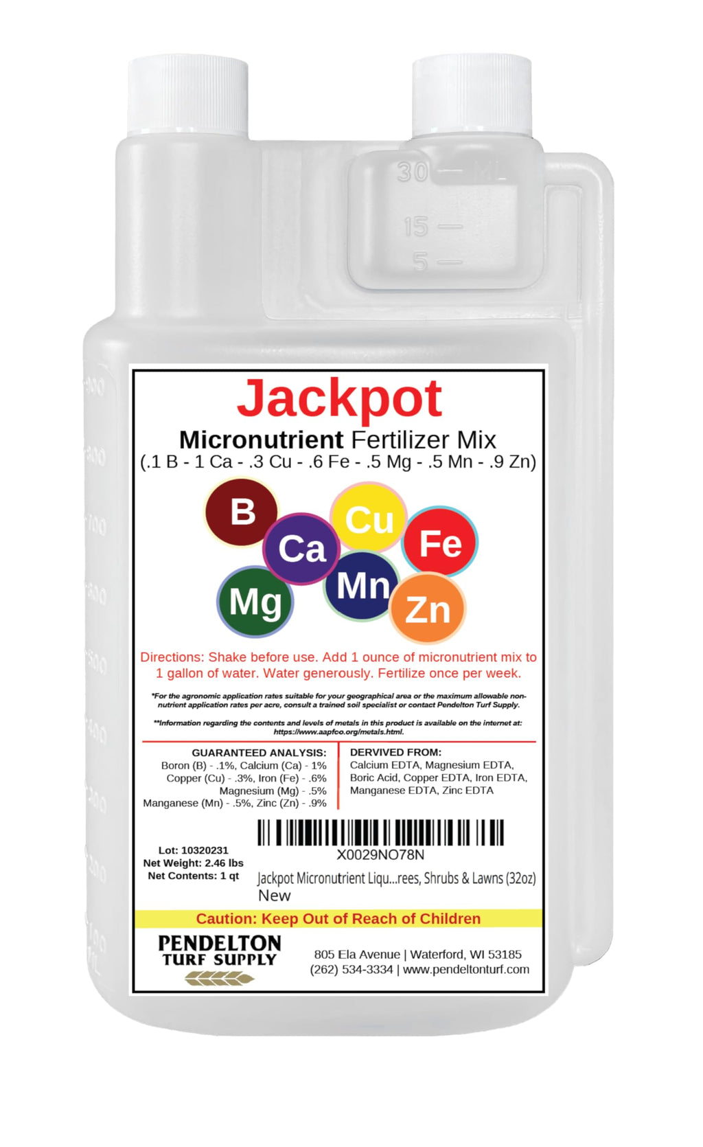 32oz Micronutrient Liquid Fertilizer Mix E30658