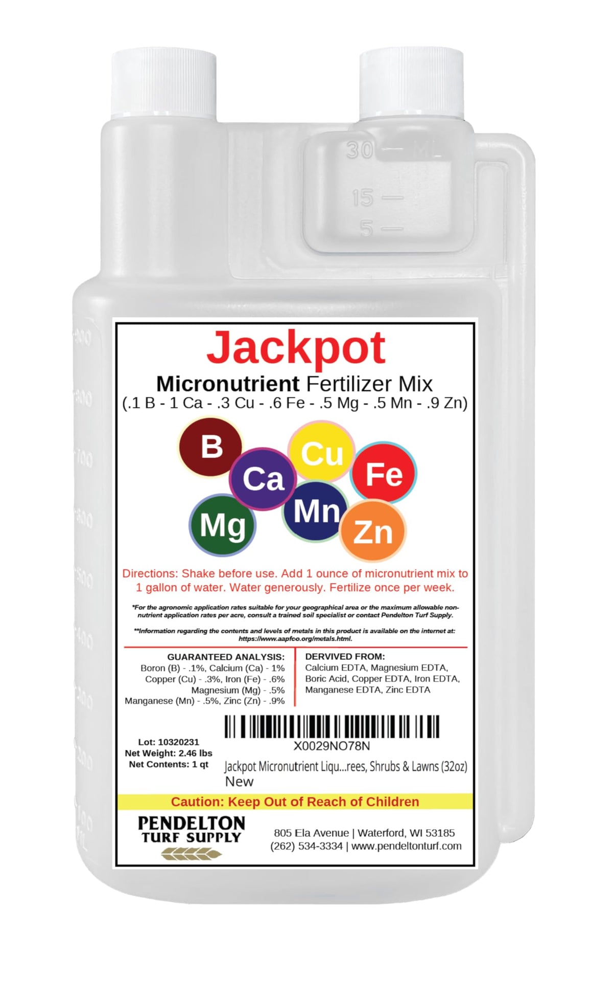 32oz Micronutrient Liquid Fertilizer Mix E30658