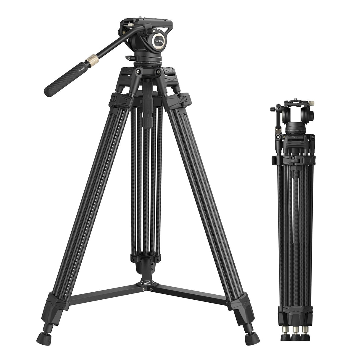 Carbon Fiber Tripod with Fluid Head D679