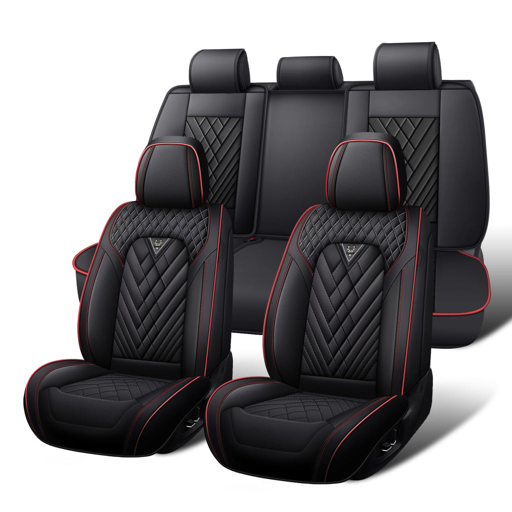 Waterproof Nappa Leather Full Set Car Seat Covers K6718