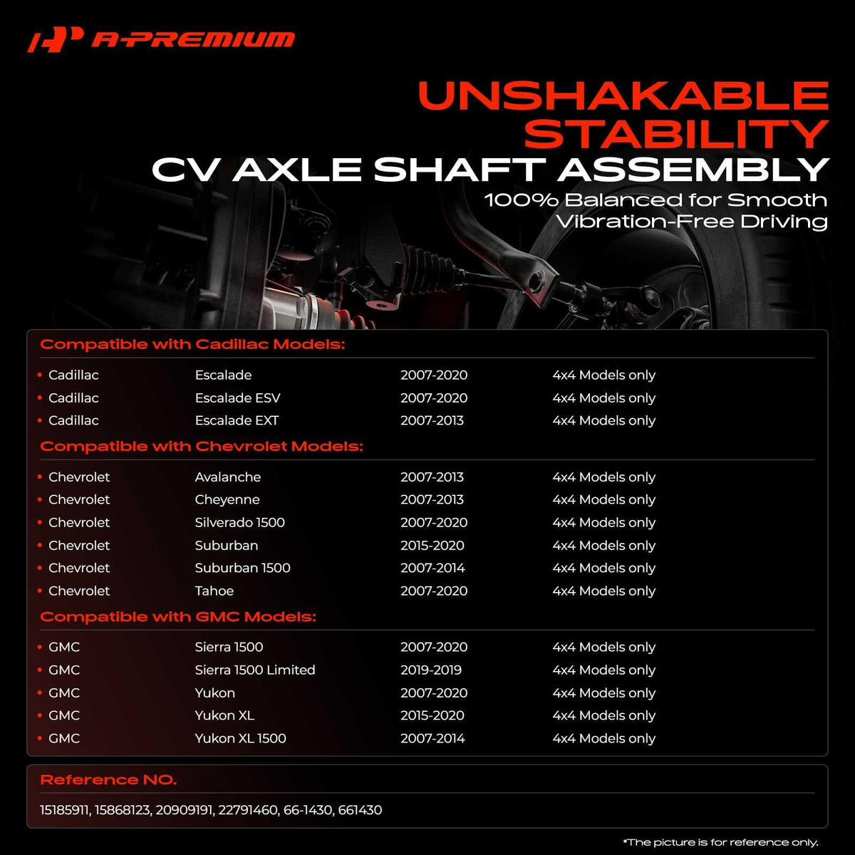 Front CV Axle Shaft Assembly U260