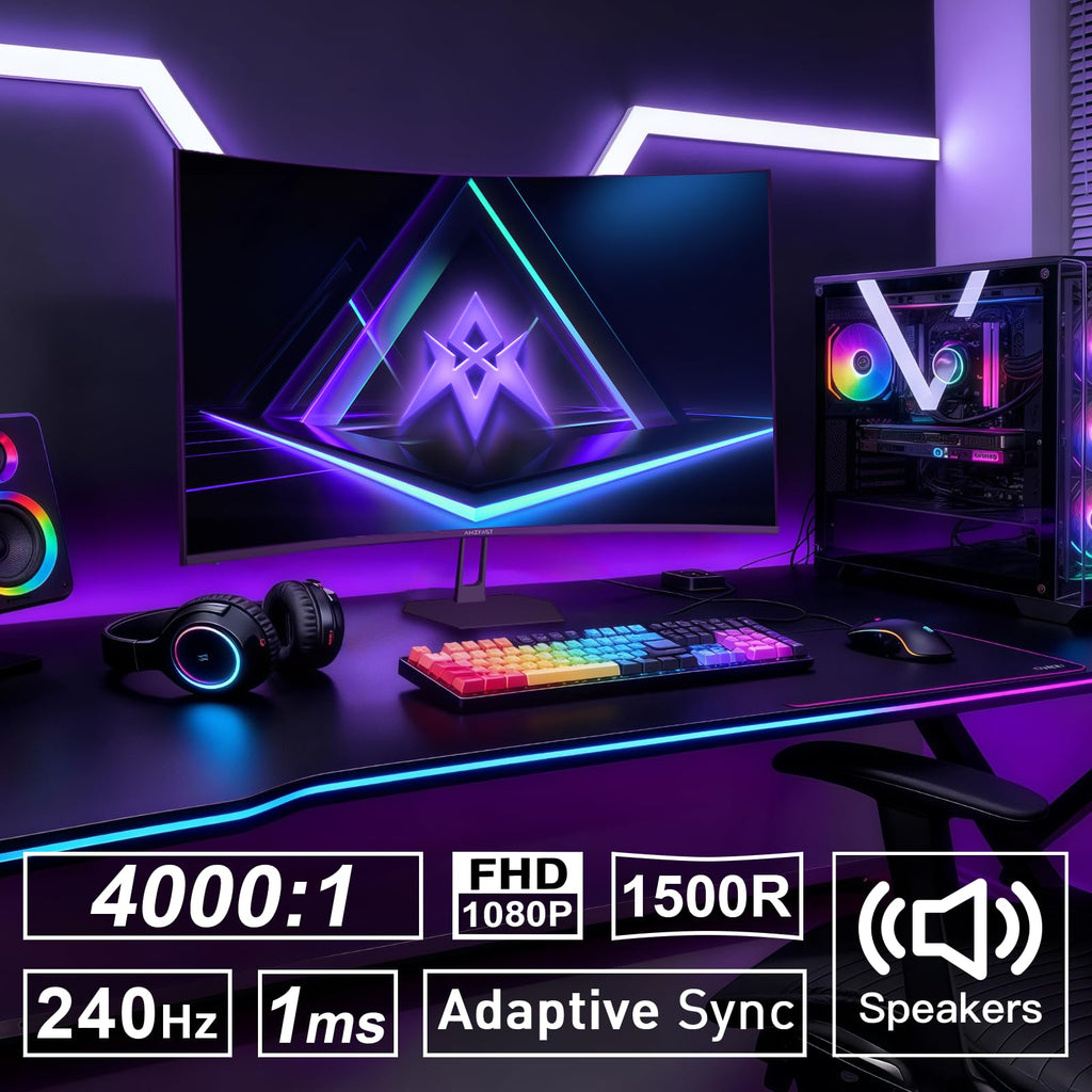 27 inch 240Hz Curved FHD 1080p Gaming Monitor D803