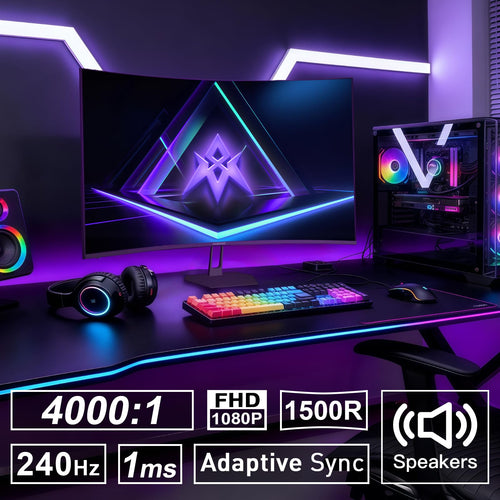 27 inch 240Hz Curved FHD 1080p Gaming Monitor D803