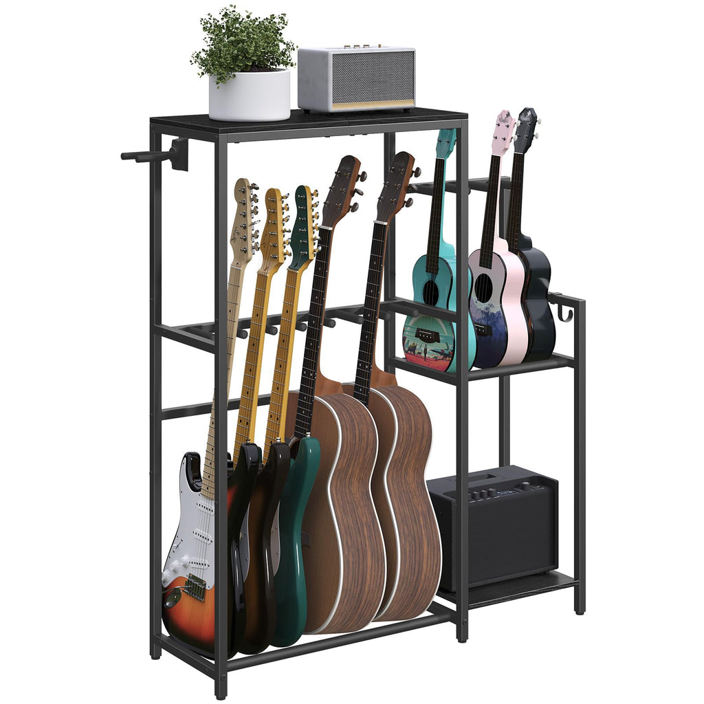 Guitar Stand, Multi-Guitar Rack, AMP Stand, Record Rack O9732
