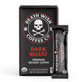 Instant Dark Roast Coffee Packets, 8 Count K89814