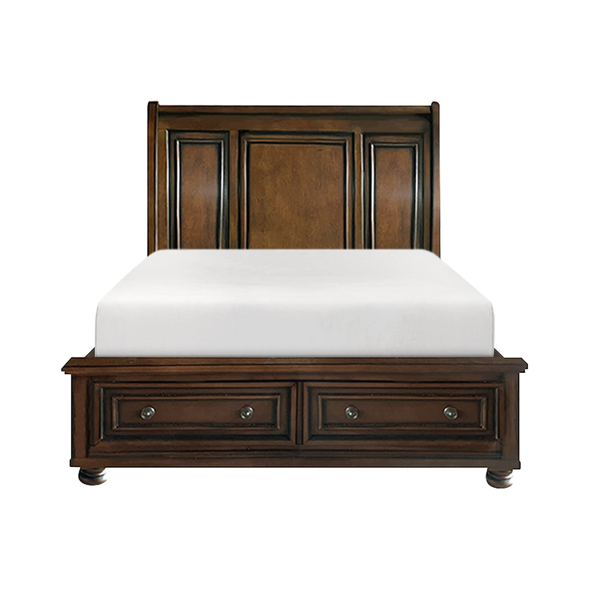 California King Platform Bed Frame with Storage Drawers V2301