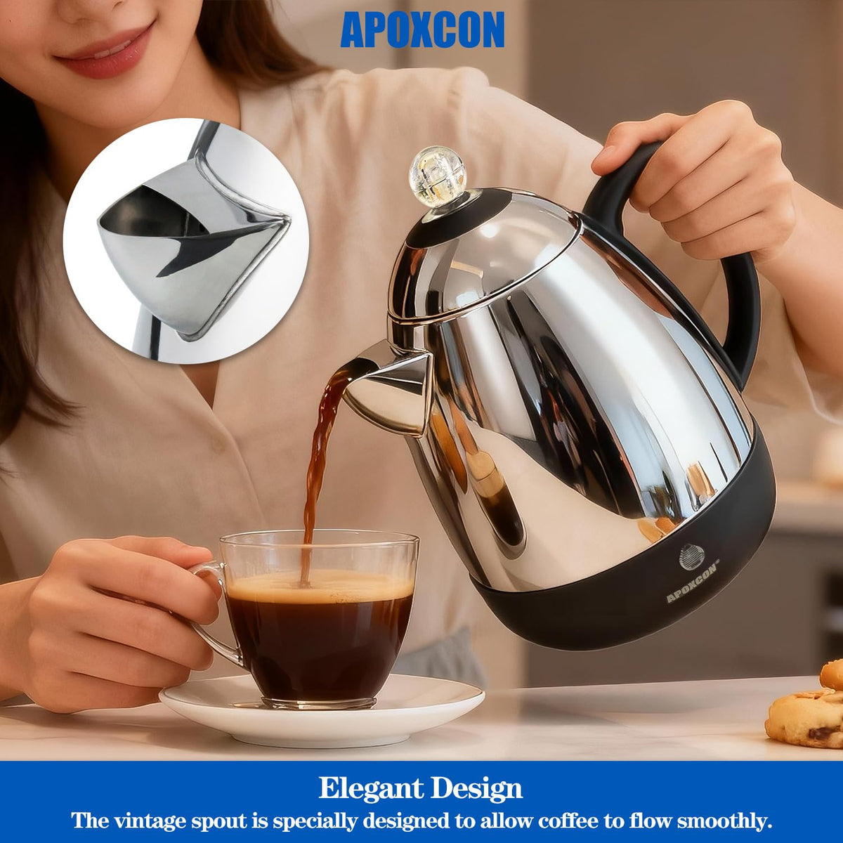 Electric Stainless Steel Coffee Percolator 10 Cup K84252