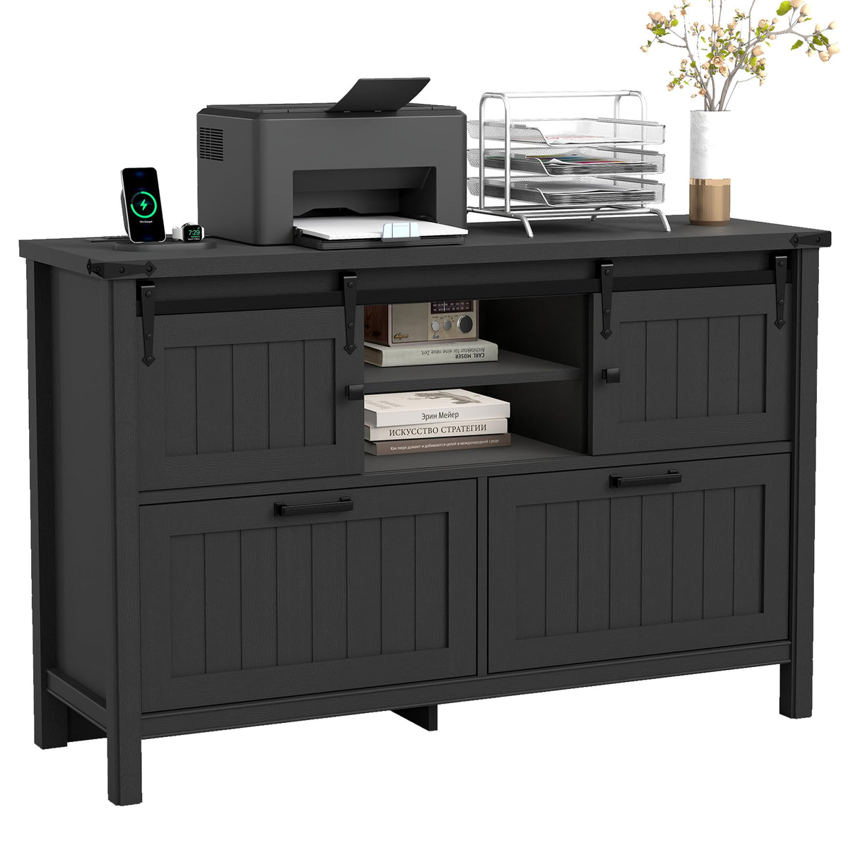 Lateral File Cabinet with Charging Station G918531