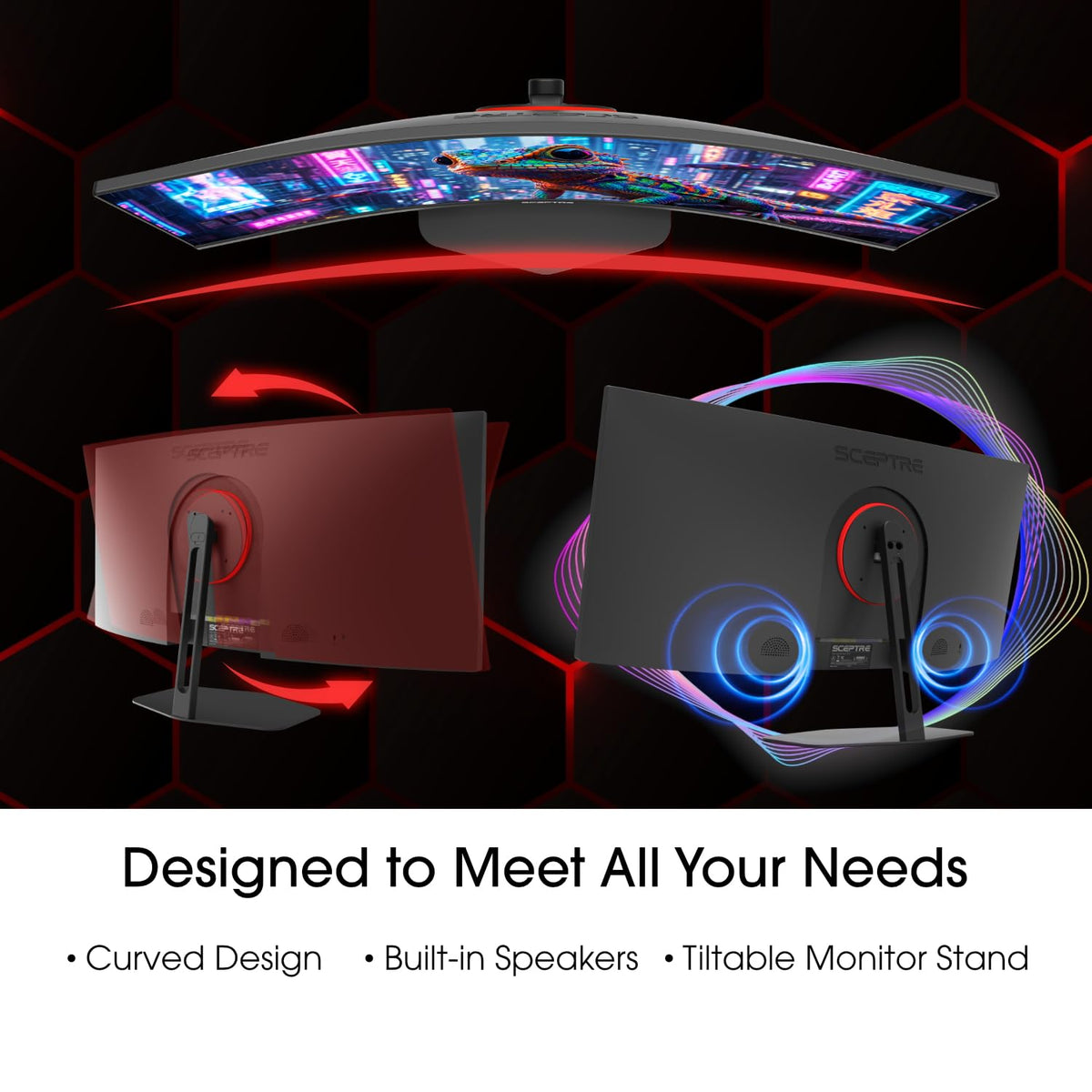 Curved 34-inch Gaming Monitor 3440 x 1440 240Hz K91607