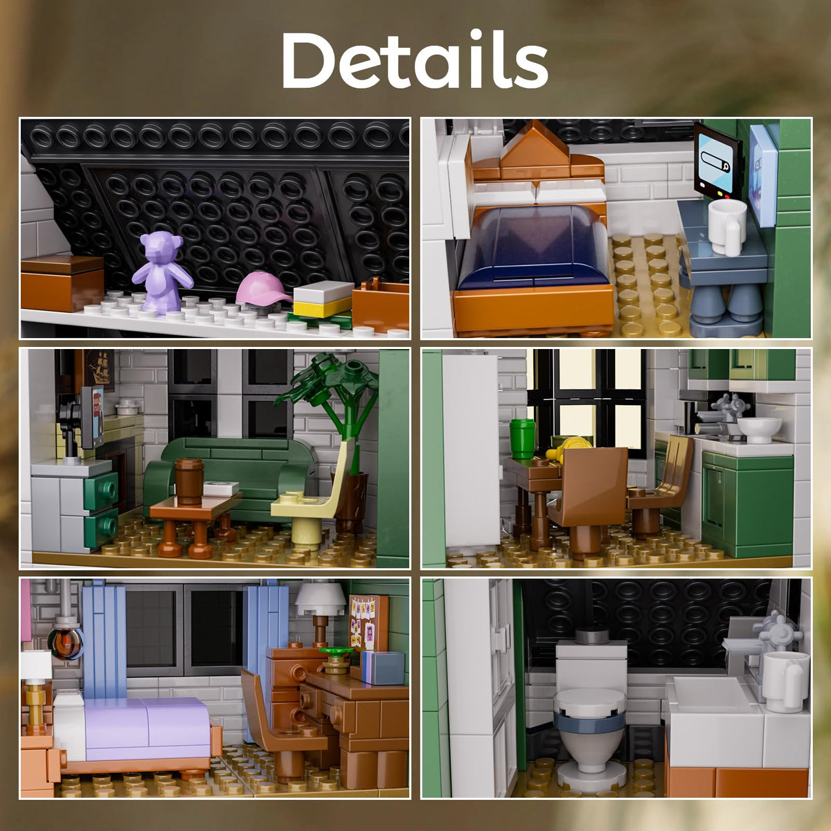 Building Block Set 1224 Pcs P743