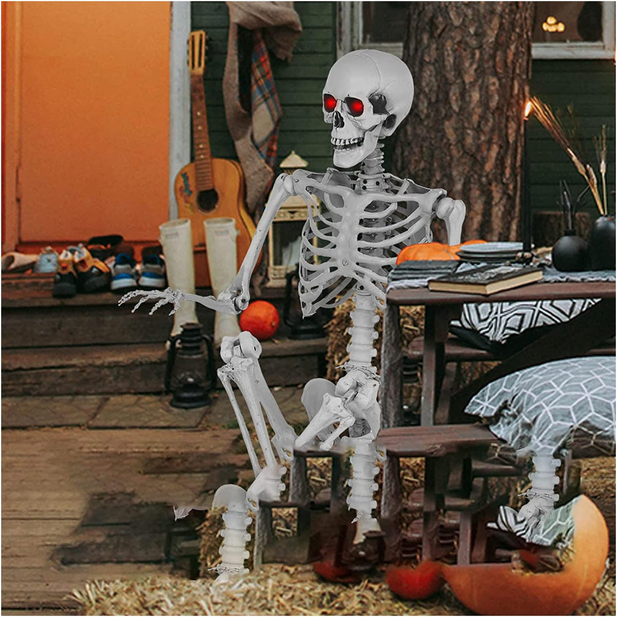 5.4ft Full Body Skeleton with Movable Joints U751