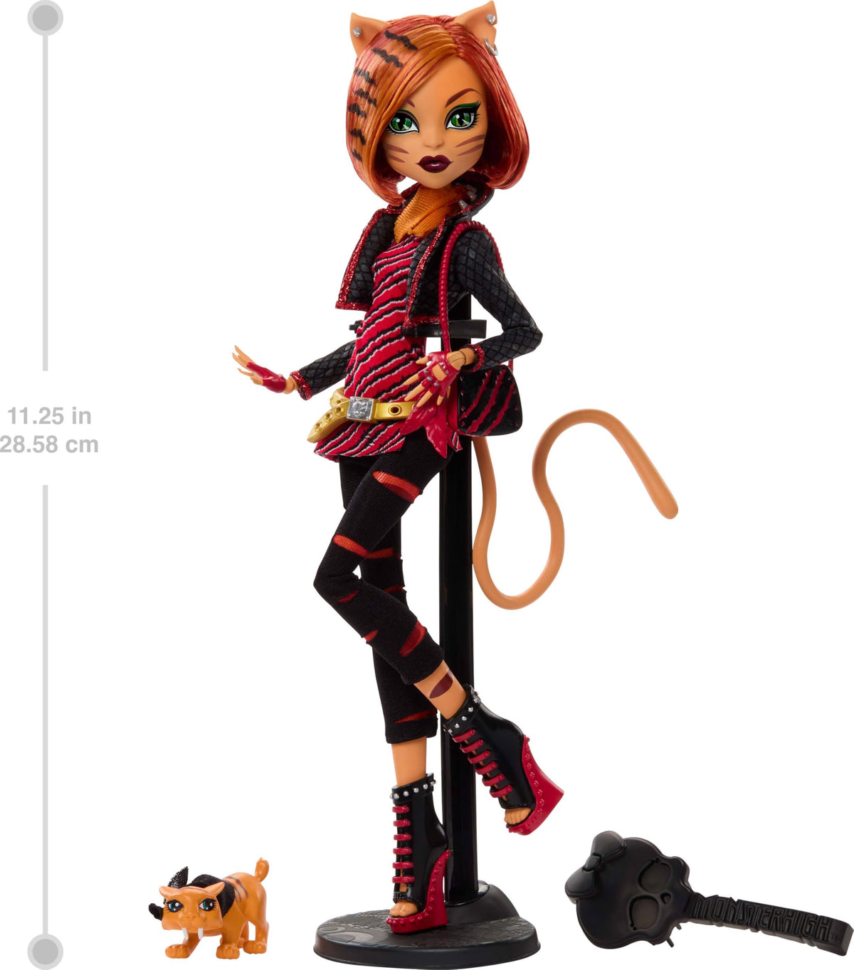 Monster High Doll with Doll Stand, Diary, and Pet R90936