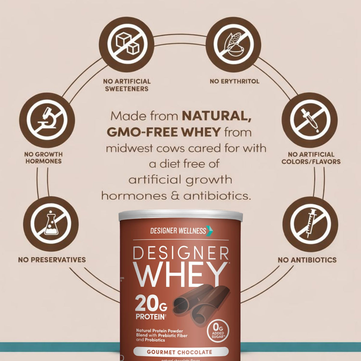 Chocolate Whey Protein Powder 12 oz I43964