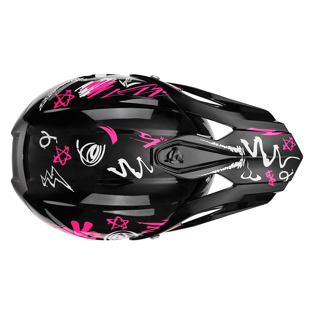 Youth Dirt Bike Helmet DOT Full Face Motocross 4-Piece Set H35463