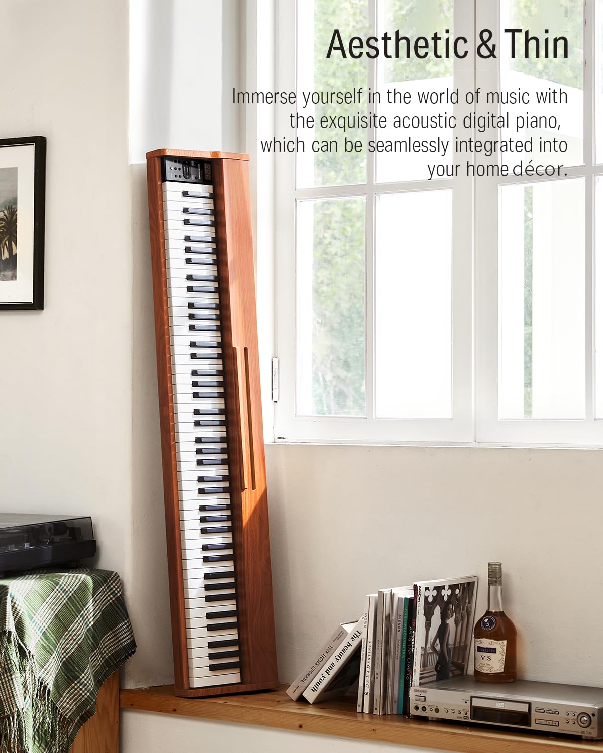 88 Keys Digital Piano with Stand and Sustain Pedal F719089