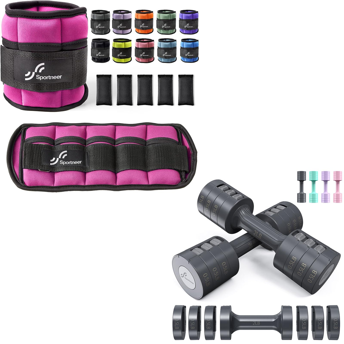 Adjustable Ankle Weights Set Z807
