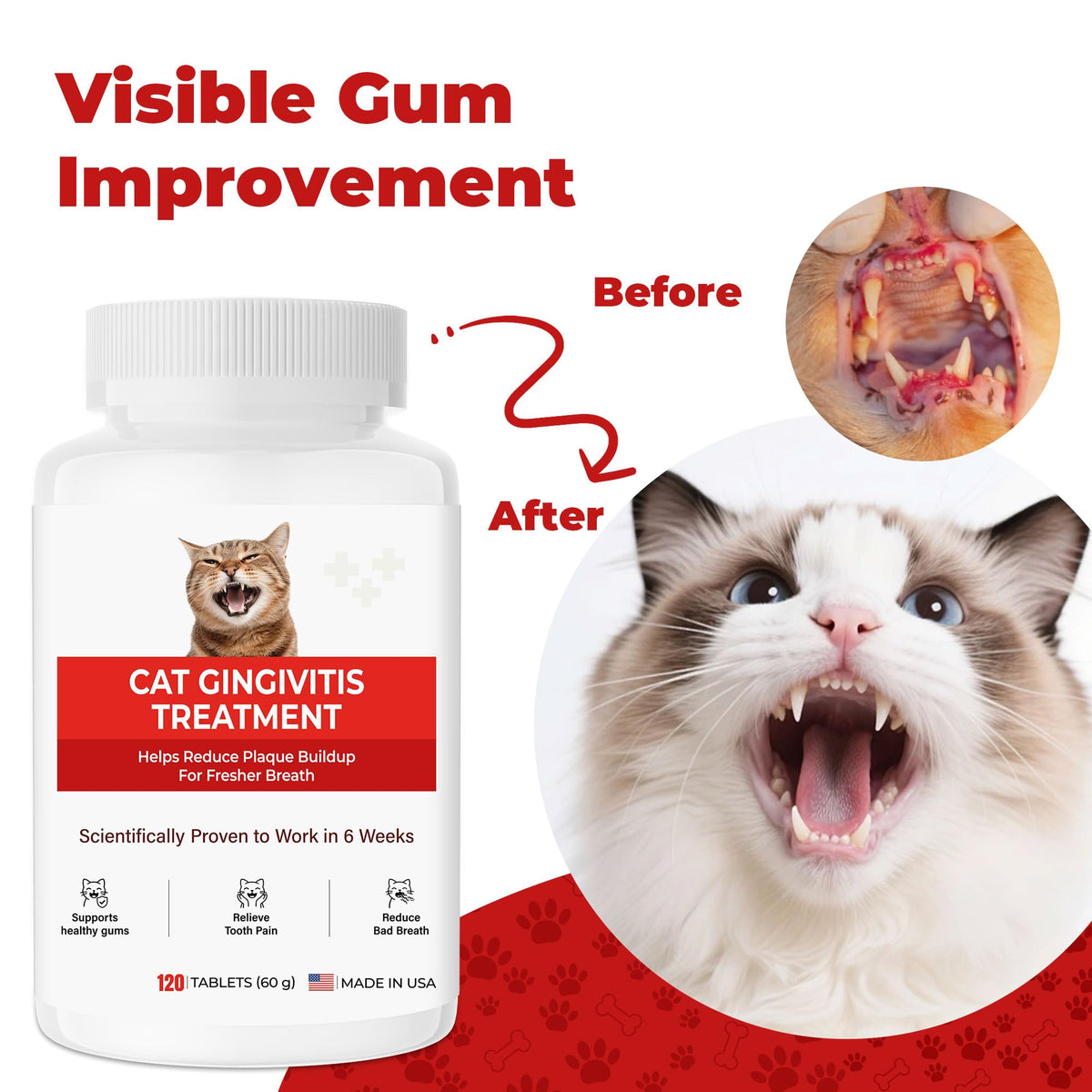 Cat Dental Care Tablets I68933