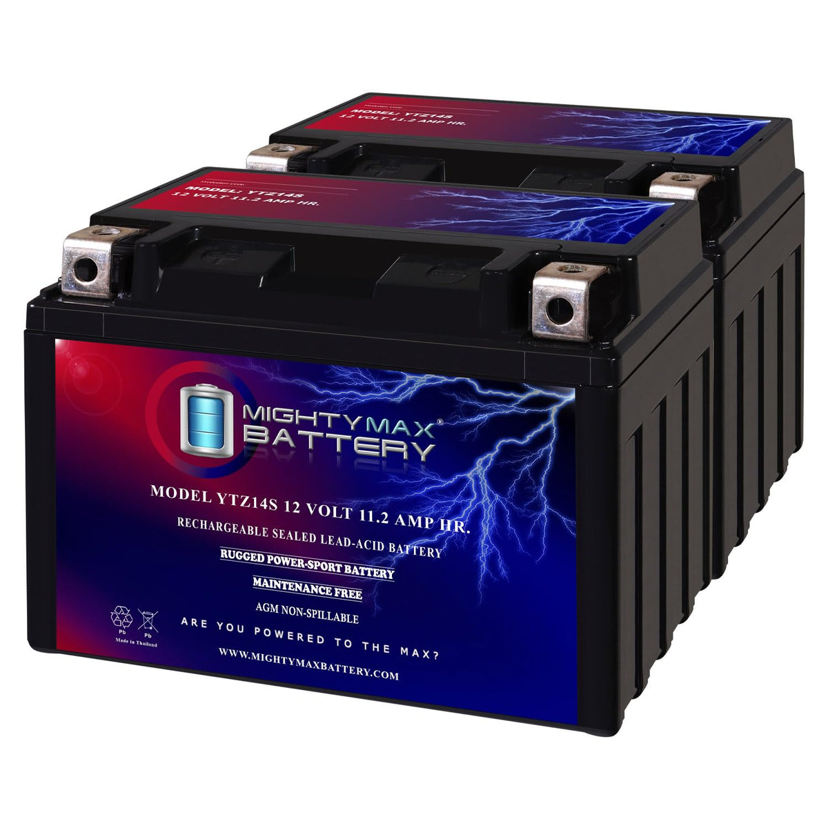 12V 11.2AH Replacement Battery 2 Pack M716