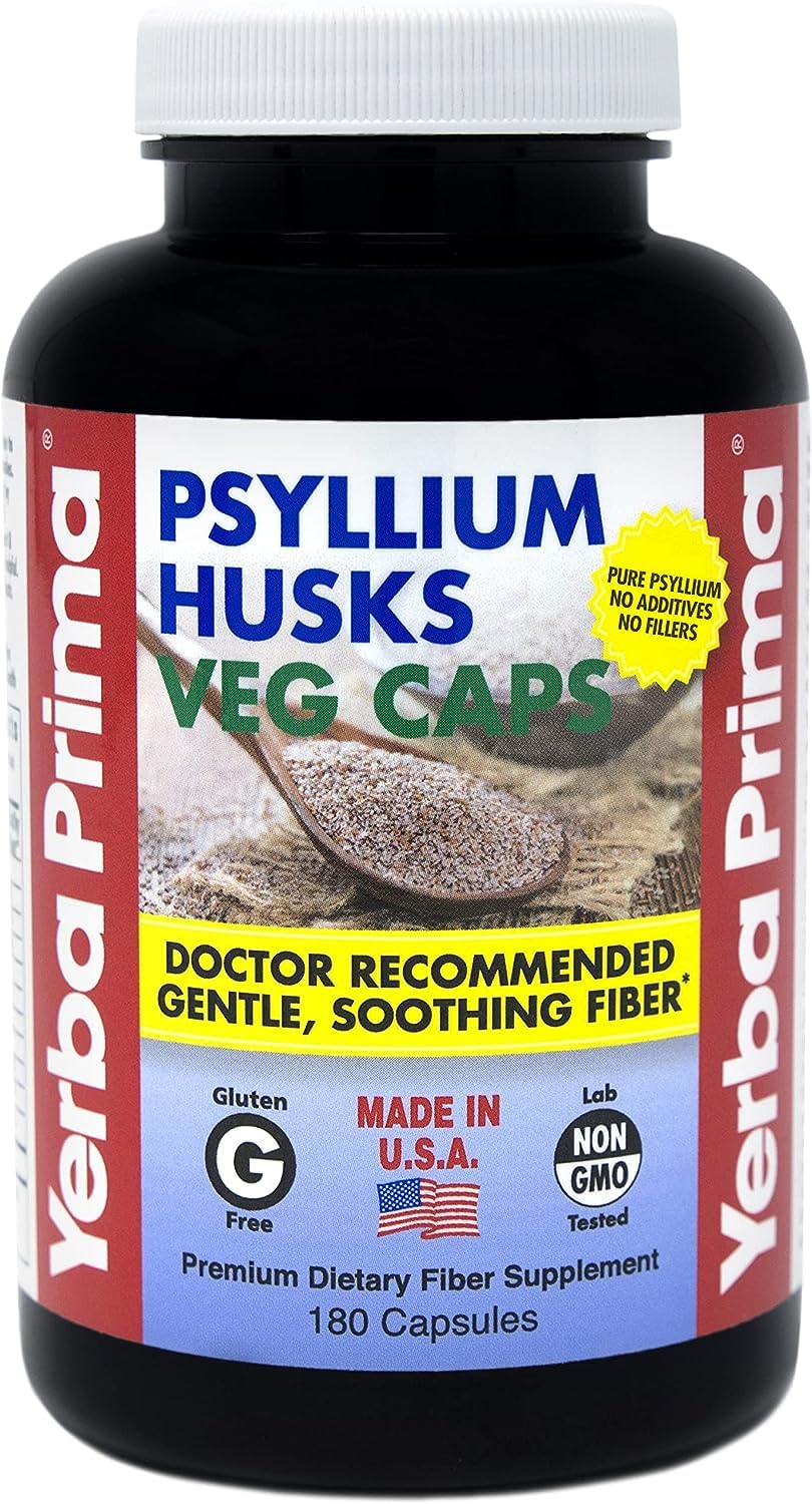 Psyllium Husks 180 Veg Caps R10097