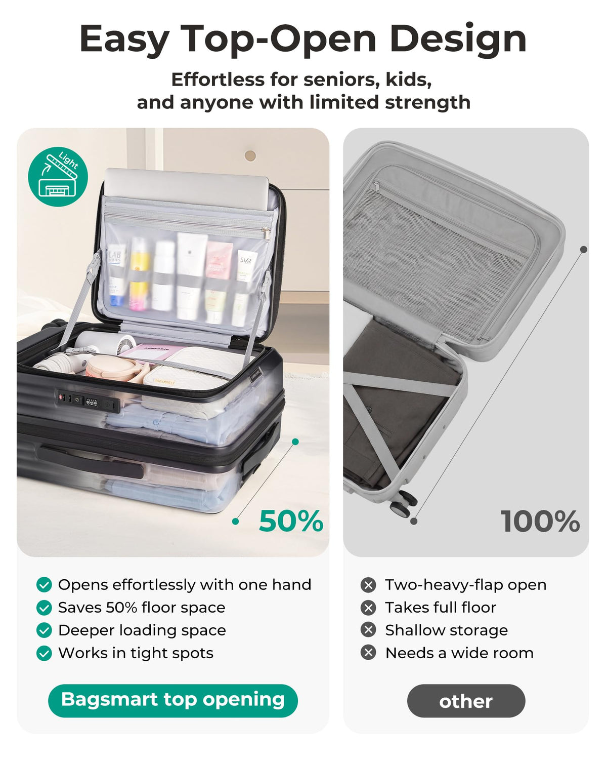 20" Expandable Carry-On Black J828556