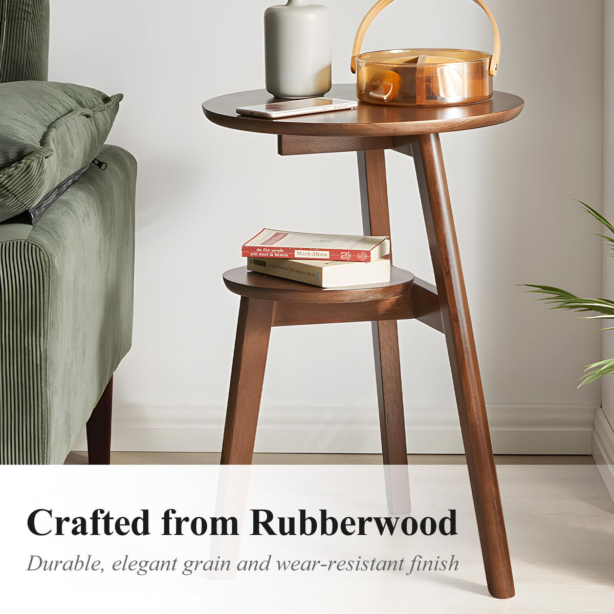 2-Tier Round Side Table U2138