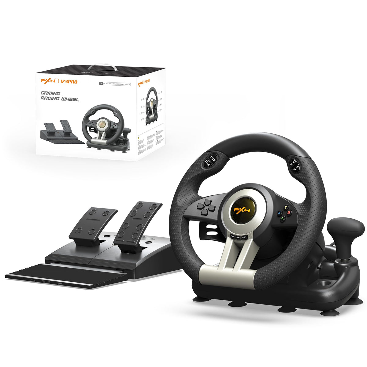 Gaming Steering Wheel with Pedals U351