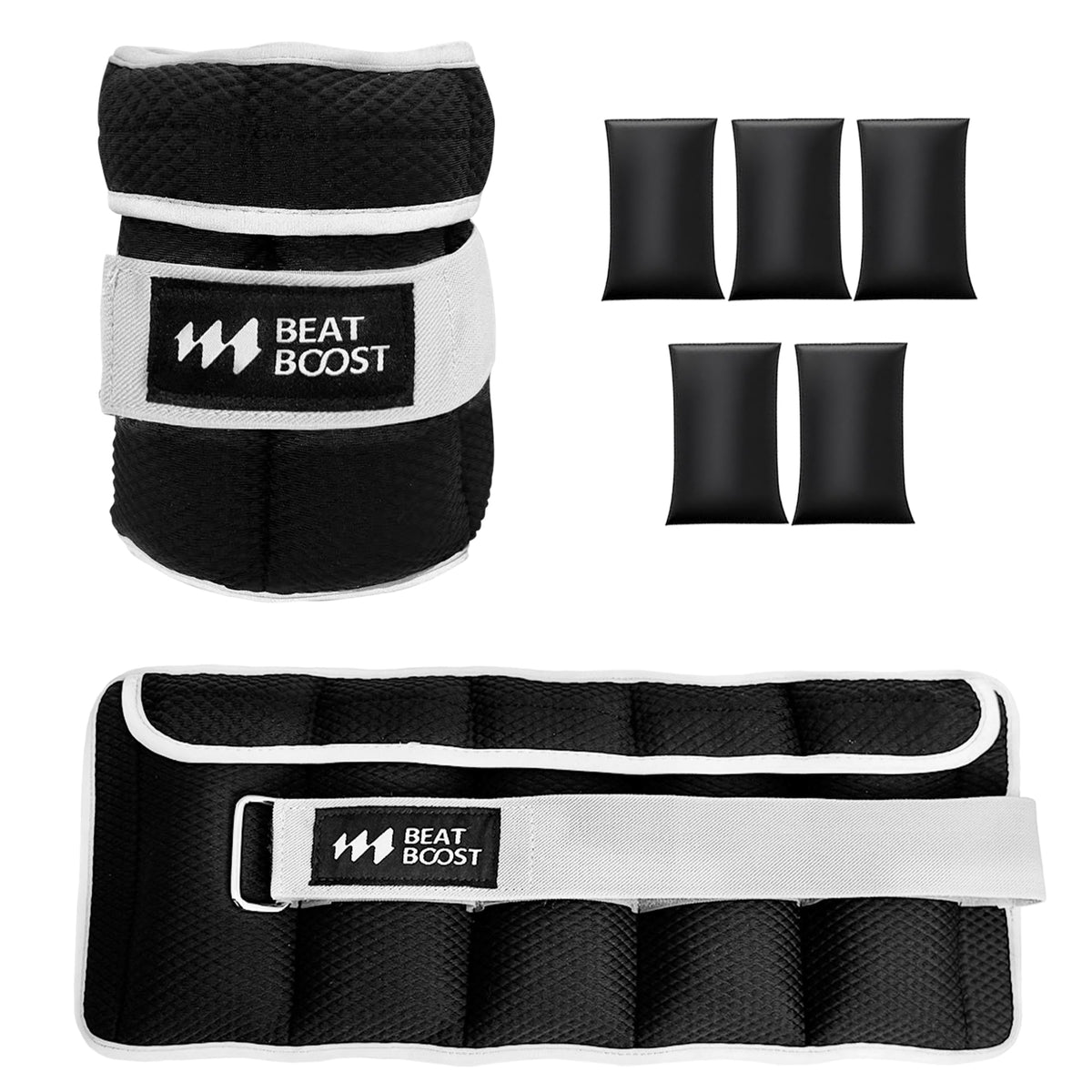 Ankle Wrist Weights Set with Adjustable Straps E456