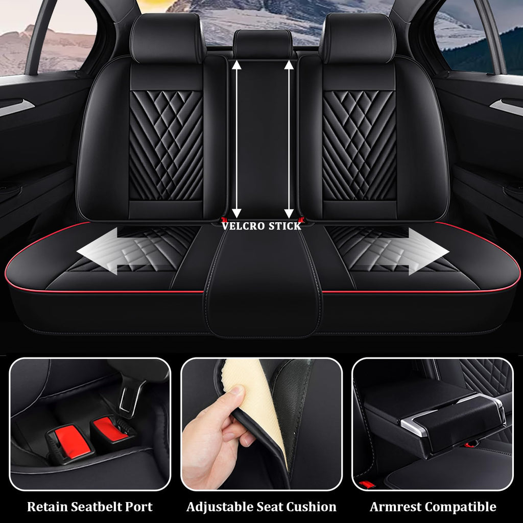 Waterproof Nappa Leather Full Set Car Seat Covers K6718