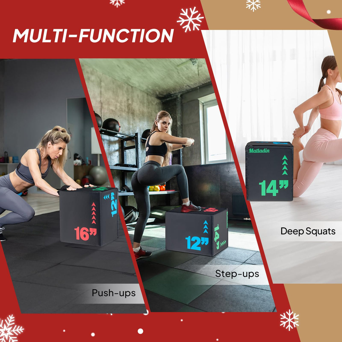 Heavy Foam 3 in 1 Plyo Box P17194