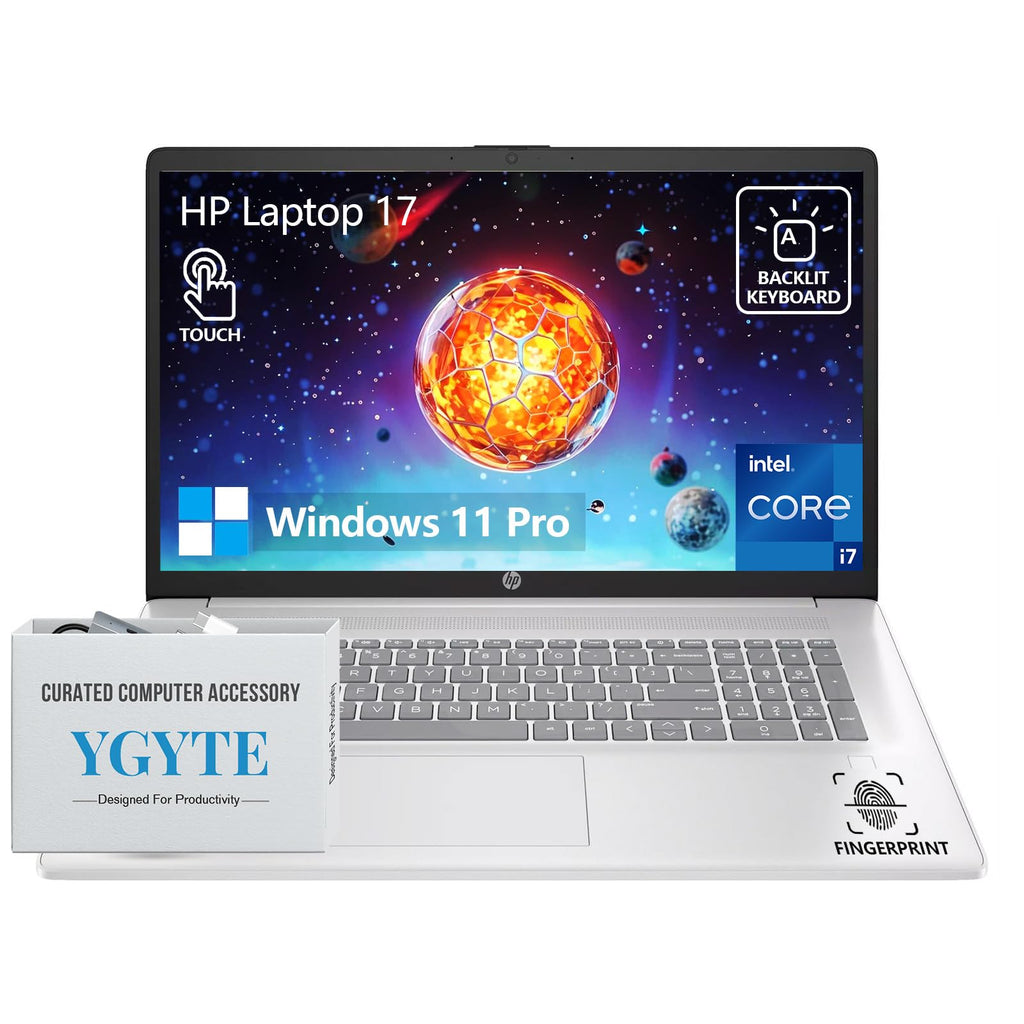 17.3” Touchscreen Laptop, Intel 10-Core i7, 16GB RAM 512GB SSD Q467
